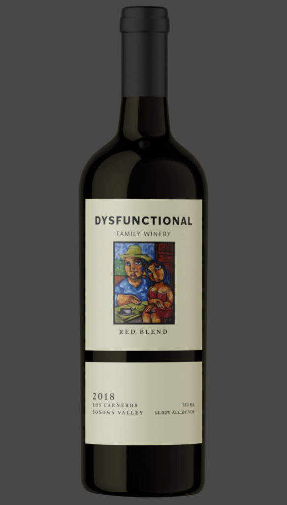 DF Wine Bottle Gray 1 - Featured wines and entertaining Sonoma Valley stories and images