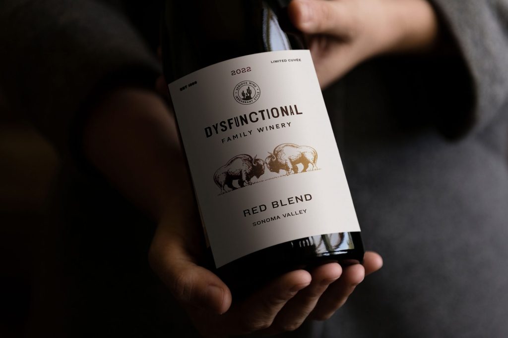 DysfunctionalFamily Label forweb - Featured wines and entertaining Sonoma Valley stories and images